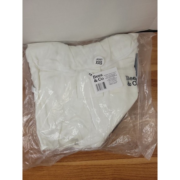 Bees & Co K75 Natural Cotton Beekeeper Jacket with Square Veil Size XXS - Picture 1 of 4